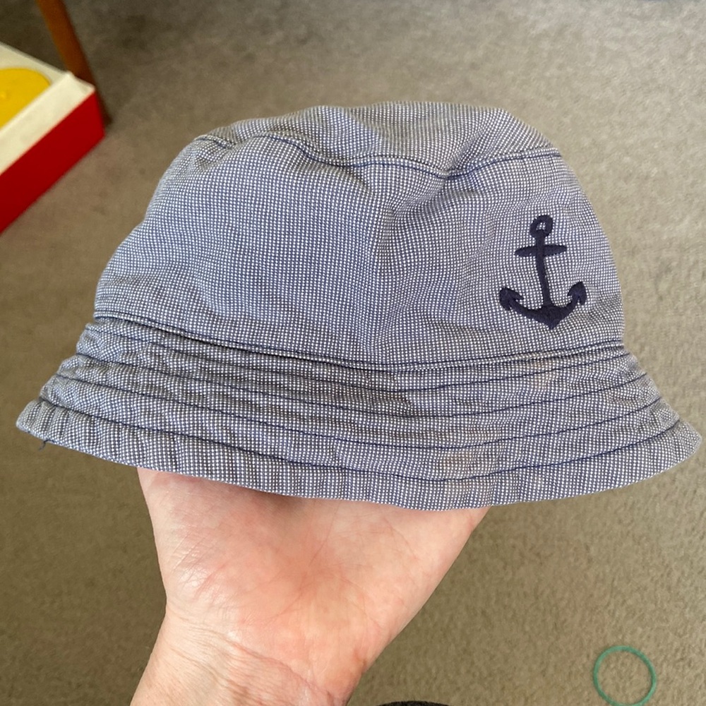 Janie & Jack anchor bucket cap